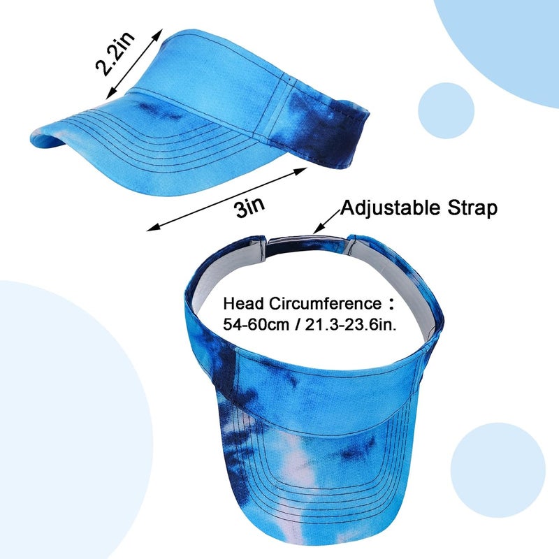 Marrywindix 1 Piece of Sport Wear Athletic Visor Sun Sports Visor Hat Visor Adjustable Cap for Women and Men (One Size) - Image 2